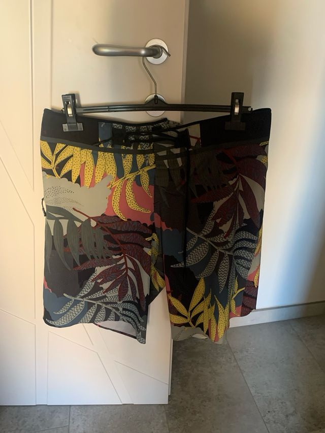 Costume uomo fiori | Rosso-Nero