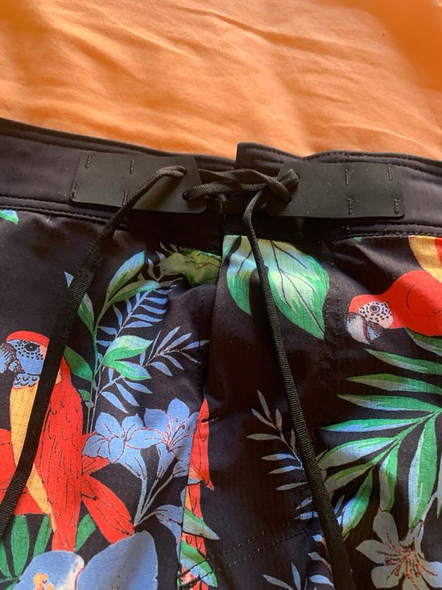 Costume uomo fiori | Rosso-Nero