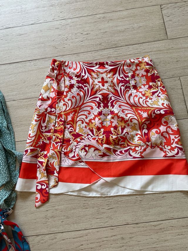 Lote 3 faldas cortas tipo pareo nuevas