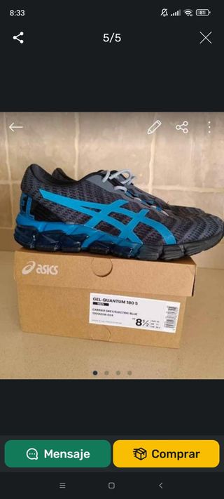 Zapatillas Asics Gel-Quantum talla 42.