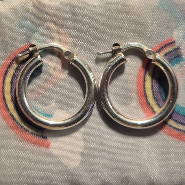 Aretes Aro Plata - Pendientes Plata