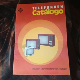 CATALOGO TELEVISONES TELEFUNKEN AÑO 1974