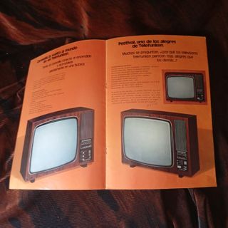 CATALOGO TELEVISONES TELEFUNKEN AÑO 1974