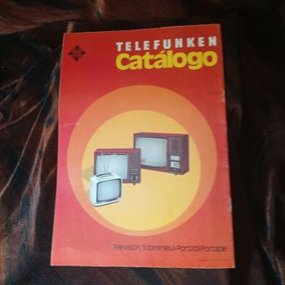 CATALOGO TELEVISONES TELEFUNKEN AÑO 1974