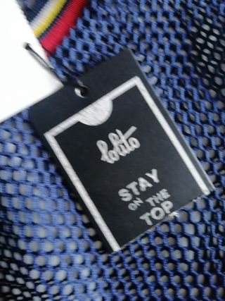 Camiseta azul de rejilla - Talla XS
