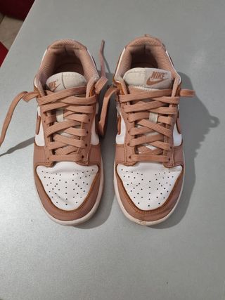 Nike Dunk Low Bianco/Marrone/Rosato