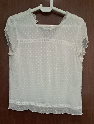 Blusa Only blanca - T-S