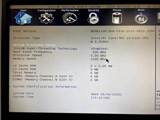 Placa base Intel DH61WW + I3-2120 + RAM
