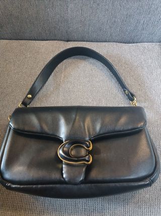Borsa Coach nera a tracolla