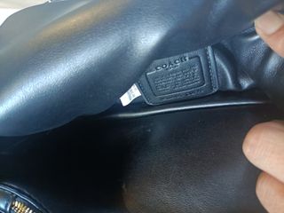 Borsa Coach nera a tracolla