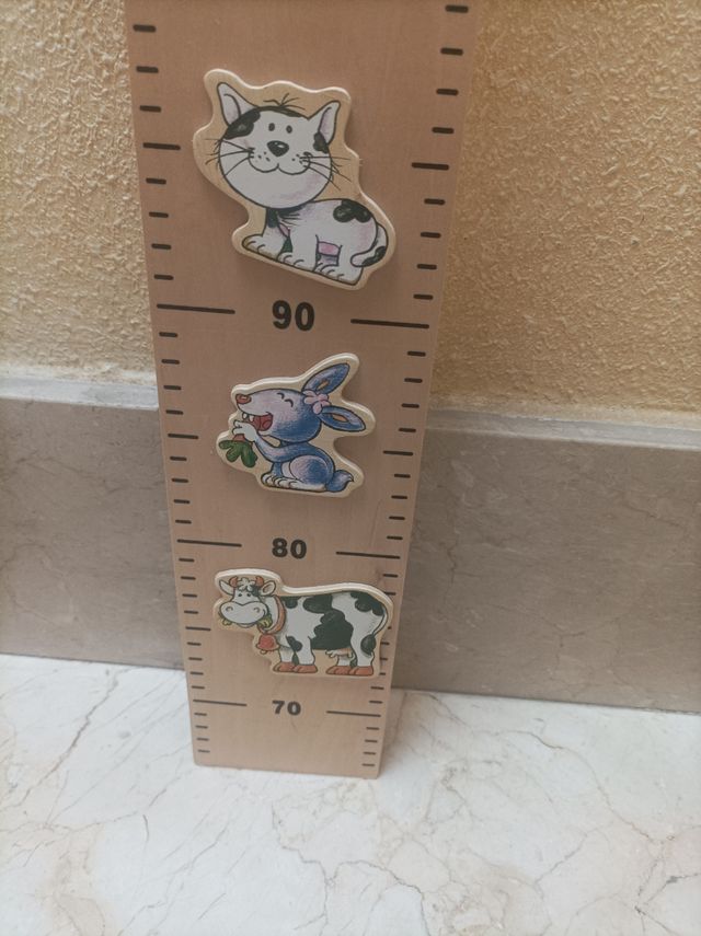 Medidor altura infantil de madera