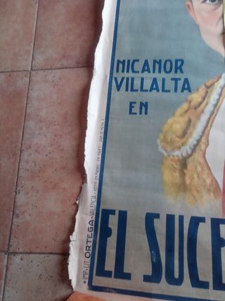 Cartel cine Nicanor Villalta 1929