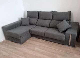 Sofá chaise longue  de tela italiana