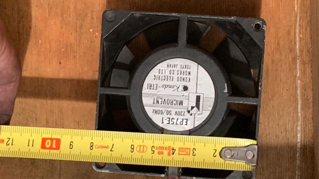 Lote de siete ventiladores 230V Heidelberg