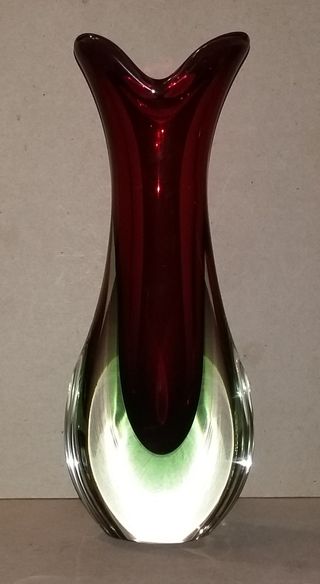 Vaso Vetro Sommerso Murano 27cm