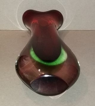 Vaso Vetro Sommerso Murano 27cm