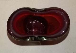Vaso Vetro Sommerso Murano 27cm