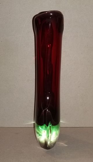 Vaso Vetro Sommerso Murano 27cm