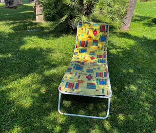 Tumbona Plegable Multicolor