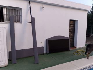 Cabecera cama gris - Tela