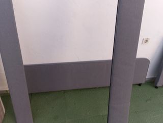 Cabecera cama gris - Tela