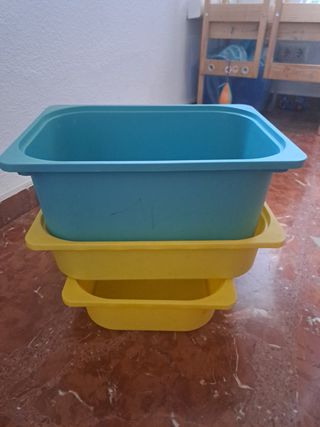 3 Cajas de almacenaje IKEA