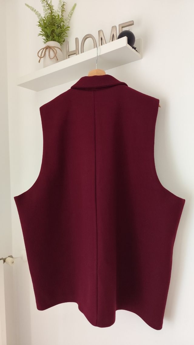 Gilet Bordeaux Donna Taglie Forti Curvy
