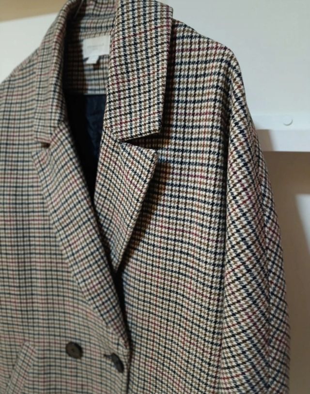 Abrigo cuadros Springfield