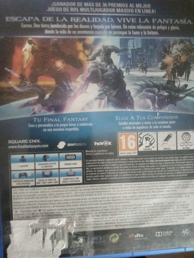 PS4 (PlayStation 4) Final Fantasy XIV