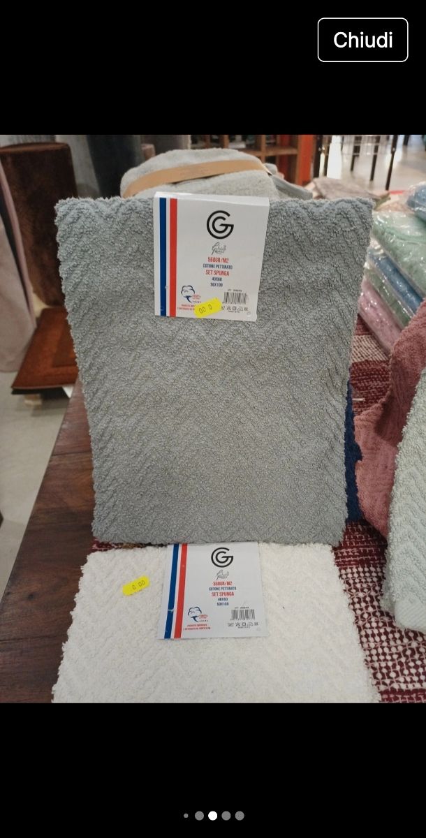 Set Asciugamani Gabriella Pucci - Cotone Grigio