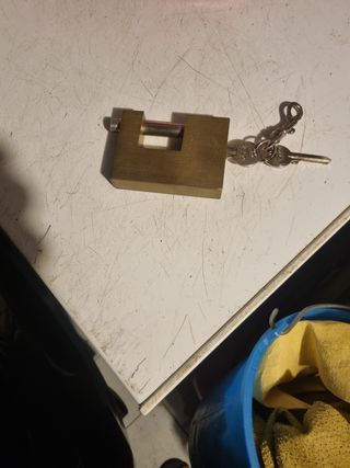 Lucchetto ottone antico