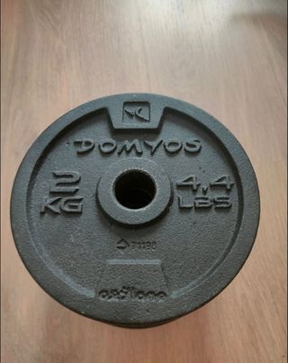 Discos peso 2kg - 8uds
