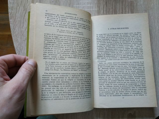 La religión y la teoría social. Una perspectiva ma