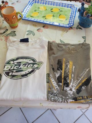 2 Magliette Uomo Dickies Tg.S