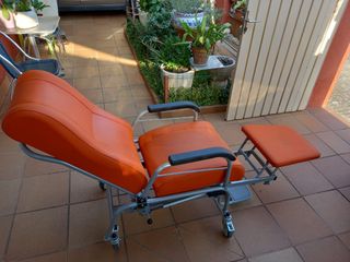 Sillón traslado naranja