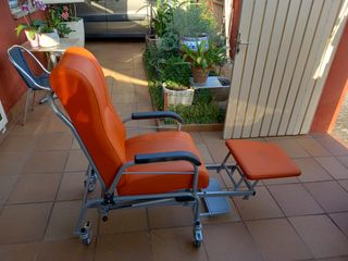Sillón traslado naranja