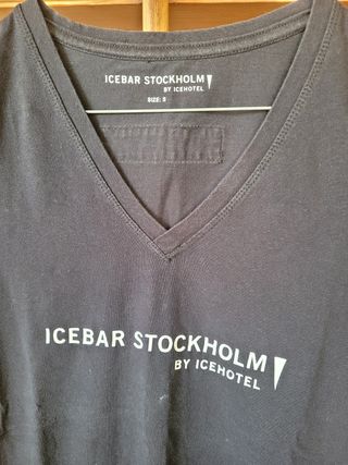 Maglietta Icebar Stockholm nera tg.S