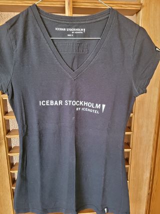 Maglietta Icebar Stockholm nera tg.S