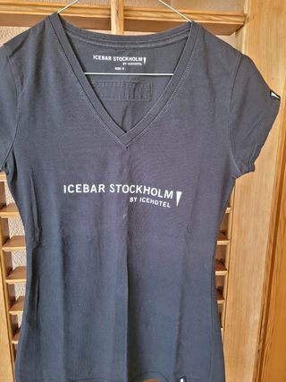 Maglietta Icebar Stockholm nera tg.S