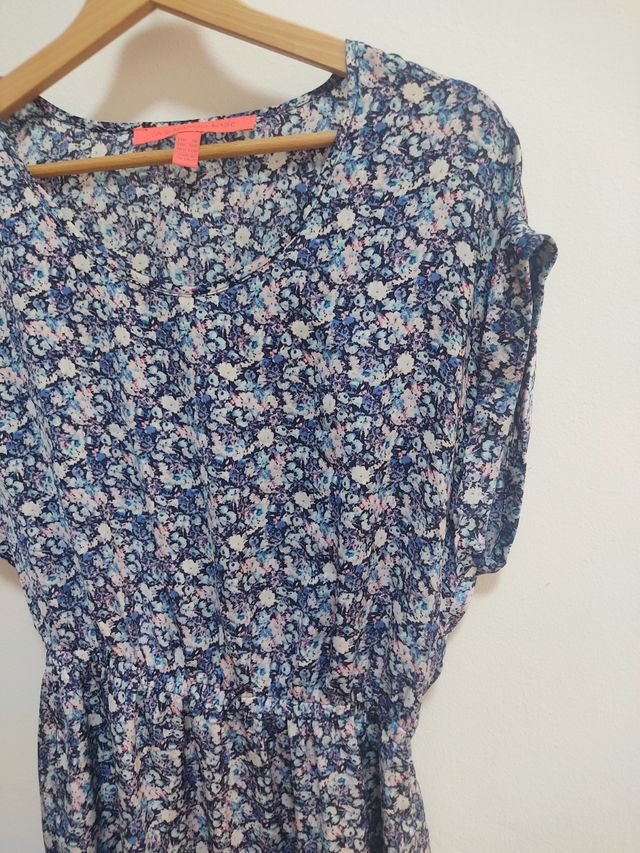 Vestido Mango azul marino