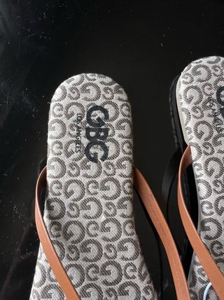 Sandalias Guess beige y marrón 36