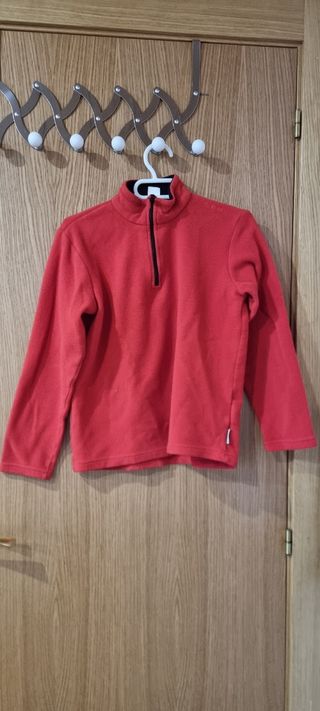 Sudadera térmica niño roja