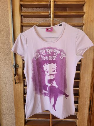 Maglietta Betty Boop rosa tg S