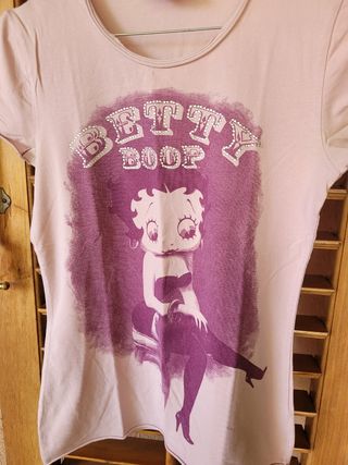 Maglietta Betty Boop rosa tg S