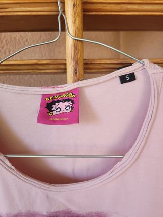 Maglietta Betty Boop rosa tg S