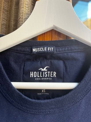 Camiseta Hollister XS - Azul