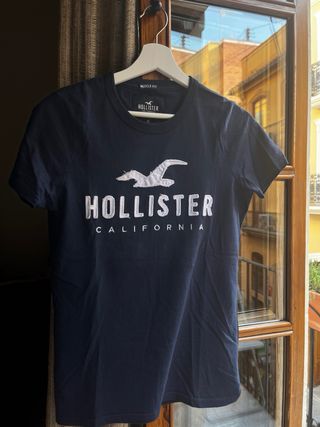 Camiseta Hollister XS - Azul