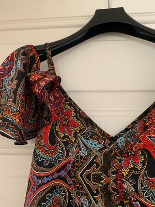 Vestito lungo fantasia paisley usati 1 sola volta