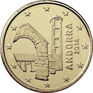 Moneda 10 céntimos Andorra 2014