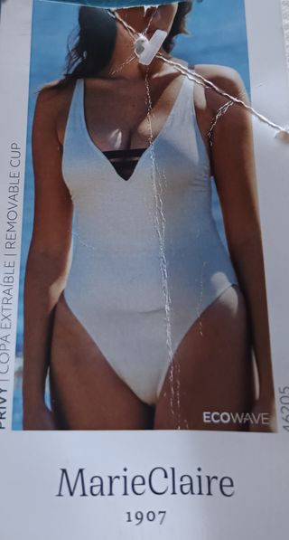 Bañador MarieClaire blanco - copa extraíble